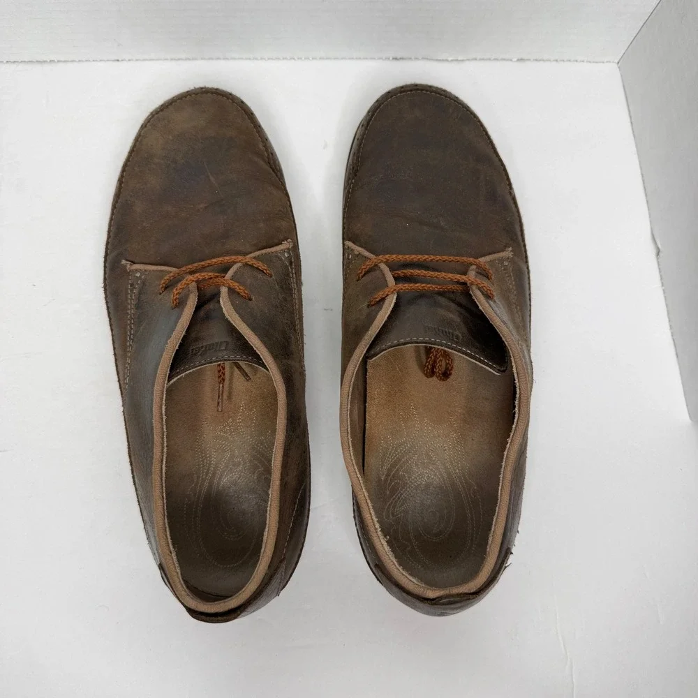 Olukai Honolulu Lace Mens Size 11 Brown Leather Derby Shoes 10290-6313 Casual